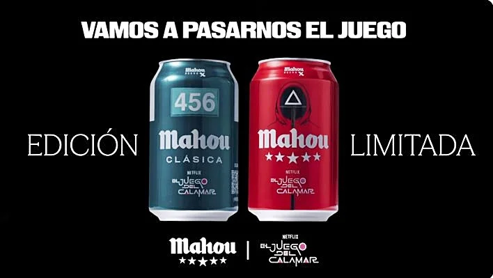 Mahou y El Juego del Calamar en una edición limitada